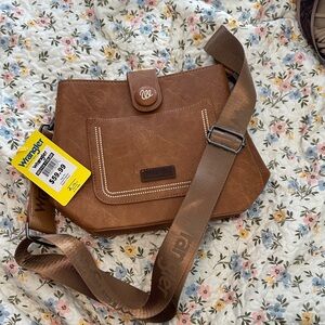 Wrangler NWT light brown crossbody